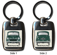 Morris Minor 4 door 1956-60 Keyring 5